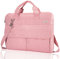 LANDICI Laptop Bag Case 15 15.6 Inch, Waterproof Computer Sleeve Cover with Shoulder Strap, Slim Briefcase for MacBook Pro 15/16 M3 M2 M1, MacBook Air 15,15-16 HP Lenovo Dell Asus Acer for Women,Pink