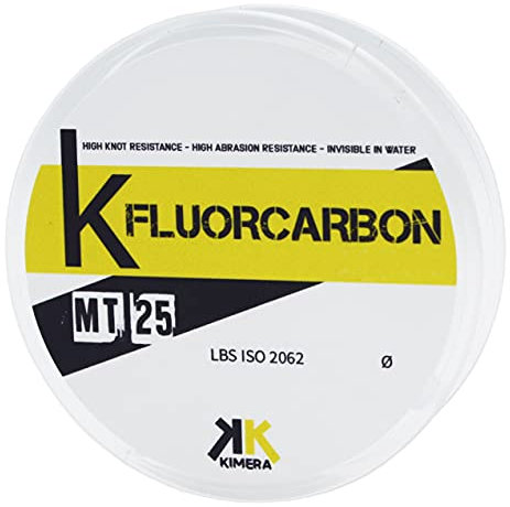 Kimera Mt 25, K-Fluorocarbon, Filo da Pesca Unisex Adulto, Cristal, 0.35