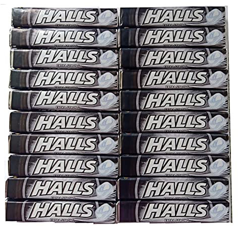 Halls Dulces de acción de mentol extra fuertes (33,5 g x 20 unidades)