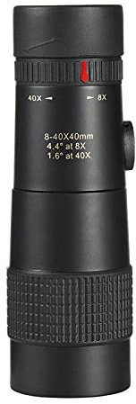 Monokulares Teleskop 8-40X40 Kompaktes Einziehbares Zoom Wasserdichtes Bak4 Professionelles Hd Ed Glas Mit Stativ Telefonclip Nurmonokular