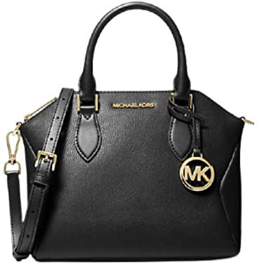 Michael Kors Coraline Medium Logo Messenger Bag (Black)