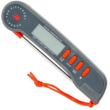 Nexgrill digitales Grillthermometer - Fleischthermometer digital - Einstichthermometer Grill - wasserfest Kochthermometer- Küchenthermometer für Braten und BBQ