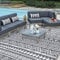 Enyhom Tapis de Terrasse d'extérieur Imperméable Grand 180 x 270 cm, Tapis Exterieur Tissage Résistant aux UV, Tapis de Jardin Pliable Réversible Tapis de Exterieur pour Patio, Porche,Balcon