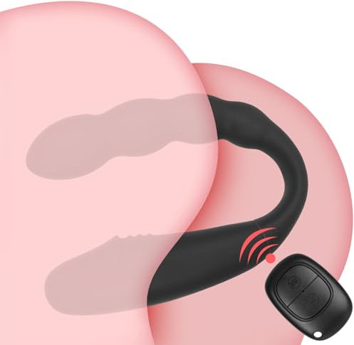 YcsLust Doppeldildos Dildo Anal Vibrator Klitorisstimulator G-punkt Vagina Klitoris Anal Massage Drahtlose Steuerung Dildo Doppel Headed Vibratoren U-förmigen Sex spielzeug für Frauen Lesben Paar