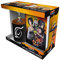 ABYSTYLE Naruto Shippuden Konoha - Juego de regalo que incluye pin, diario de tapa dura y vaso de 14 onzas, accesorios de regalo (set de regalo Konoha) (gris)