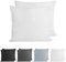 Komfortec 100% Baumwolle Kissenbezüge 2er Set 60x70 cm, Superweicher Premium Jersey Kopfkissenbezug 150 g/m², Kissenhülle, Weiß