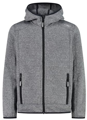 CMP - Kinderjacke mit fester Kapuze, Eis-Titan-Schwarz, 152