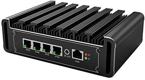 Core-i5 1135G7 Barebone PC, Firewall Appliance Mini PC Quad Core-bis zu 4.2GHz, 4X Intel I226 2.5G Ethernet VPN Router PC AES-NI, NO RAM, NO Storage, NO System