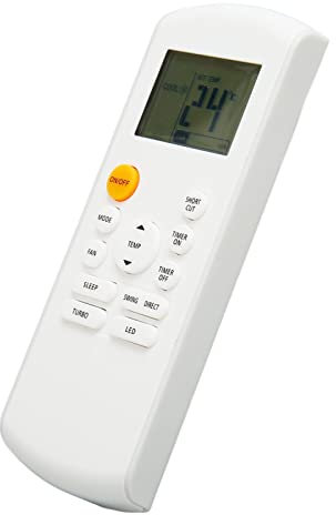 Ersatz der Klimaanlagen-Fernbedienung für RG57B1 BGE RG57B2 BGE RG57B BGE RG57 BGE RG57A BGE RG57A6, LED-Hintergrundbeleuchtung, Universal-AC-Fernbedienung