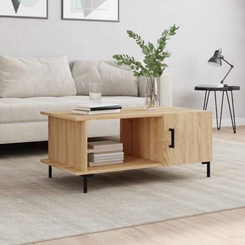 lvssiao Couchtisch Beistelltisch, Couchtisch mit zwei Ebenen, Glas, Nachttisch, moderner Stil, stabile stabile Struktur für Wohnzimmer, Schlafsaal, Wohnzimmer