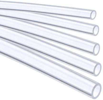 Stubotar Flexibler Silikonschlauch 20mm ID x OD 25mm Wandstärke 2.5mm Transparente Wasserleitung 5 Meter Hohe Temperaturbeständigkeit, nicht leicht verformbar