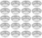 20 Stück Tortenformen Mini Tarteform, Antihaftbeschichtet Törtchenform Backformen Muffinformen Kuschenform Set für mini Kuchen, mini Tarte und mini Quiche Desserts