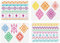 FINGERINSPIRE 4Pcs Pochoir de Peinture Géométrique Tribal 21x29.7 Cm, Motif Bohème Aztèque, Thème Bohème, Motif Floral, Modèle pour Peinture sur Bois, Sol, Mur, Carrelage, Toile, Tissu, Meubles