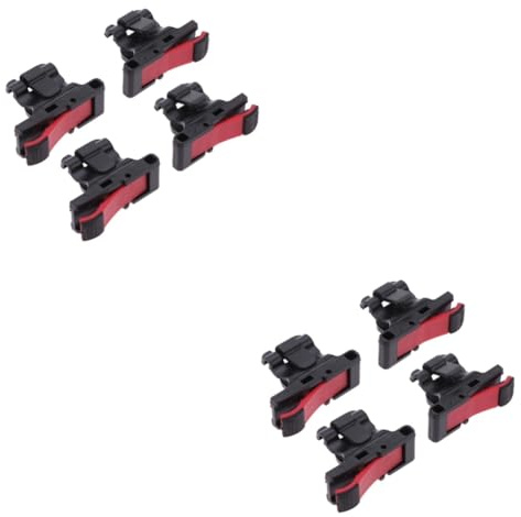 Gadpiparty 8stücke Mobile Game Controller Tragbare Joystick-tasten Für Smartphone Shooter Aim Key Und Shortcut Button Schwarz Und Rot Für Bessere Spielergebnisse