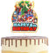 Aven-ger Hero Cake Topper 4th for Boys,Kids Birthday Cake Decorations,Marvel Cartoon Theme Cake Cupcake Topper Spider Hero Happy 4th Birthday Cake Toppers for Kids,Boy,Avenger 4th Party Cake Decor