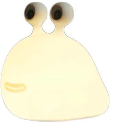 Lancoon Schnecke Nachtlicht mit Touch Sensor LED Niedliche Tier Nachttischlampe Weiches Silikon 15 Minuten Timer Einstellung USB Wiederaufladbar Einstellbare Helligkeit für Schlafzimmer Stillen