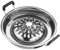 YLFFFZXK Thai Style BBQ Grill Pan, Non-Stick Smokeless Barbecue Stovetop Plate Aluminium Cookware for Outdoor Grilling and Camping,35cm