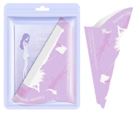 Tokaneit 40 Pièces Aide à L'urinoir pour Les Femmes Debout, Urinoir Jetable pour Femme, Entonnoir de Pipi Debout, Urinella pour Femme pour Les Déplacements, Le Camping, Les Voyages, La Randonnée