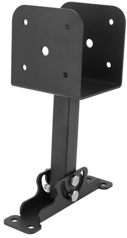 Locadence Roof Riser Brackets Kit, Heavy Duty Steel Roof Mount Pergola Brackets, Pergola Roof Riser Beam Bracket for Outdoor Patio, Garden, Terrace