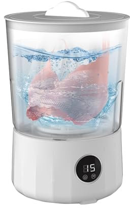 Machine à laver, petit lave-linge rechargeable de 1,5 L, nettoyeur de chaussettes portable, compact et léger pour camping-car, maison, dortoir, extérieur, voiture, voyage, camping, appartements