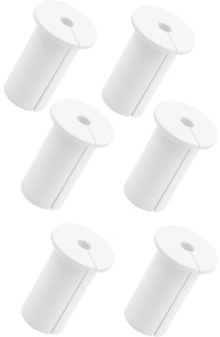 6 Stück Wanddurchführung für Starlink Mauerdurchführung Kabel Wanddurchführung Kabel Außen Kabelführungsset Wall Grommets für 3/4 Zoll Wandloch Starlink Kabelrouter und Ethernet Adapter (Weiß)
