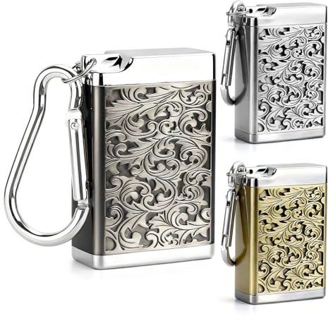Taschenaschenbecher Geruchsdicht 3 Stück Aschenbecher für Unterwegs Zigaretten Taschenascher mit Deckel Reiseaschenbecher Mobiler Aschenbecher To Go für Reisen Camping
