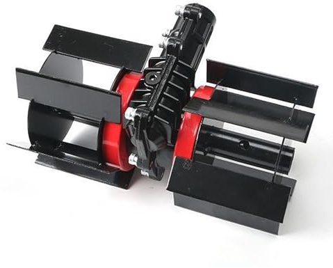 ZJchao Fixation de la Tondeuse à Gazon les Lames Interchangeables 3 en 1 Hoeing Soling Soil Roues Desserrées pour le Jardin (Type de roue à houe)