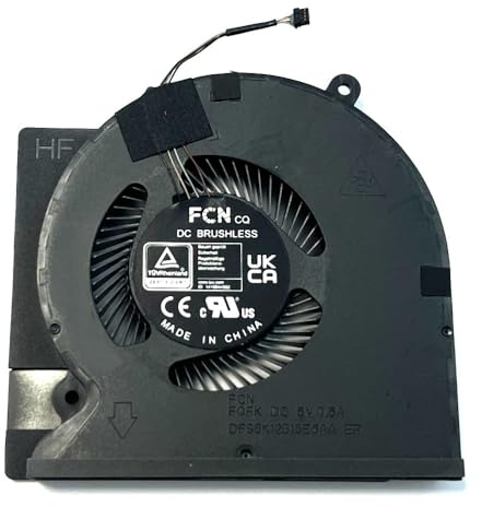 HSSDTECH GPU Laptop Fan Module Replacement for Razer Blade 14 RZ09-0482 2023 model FQFK DFS5K12B15E6AA Laptop Fan Module