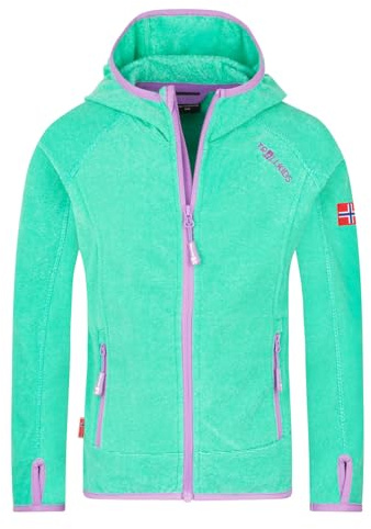 Trollkids Girls Sandefjord Jacket 176, Aquamarine