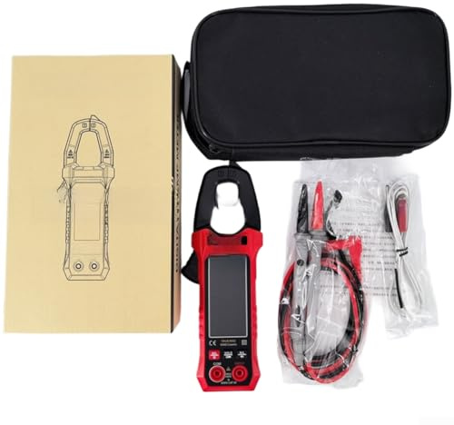 TS601 Digital-Multimeter mit intelligenter Auto-Ranging, große LCD-Anzeige bis zu 6000 Counts, Multifunktionstester für Spannung, Strom, Widerstand und Temperatur