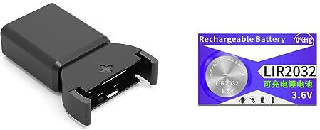 OSNIYAW Typ C Stecker, Lithium-2032-Ladegerät, Adapter für LIR2032, LIR2025, ML2032, ML2025, Knopfzellenbatterie, Knopfzellen Ladegerät