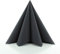 Sovie HORECA Serviette in Schwarz aus Linclass Airlaid, stoffähnliche Einwegservietten ideal für Hochzeit & Partys, 40 x 40 cm, 50 stück