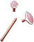 Rosental Organics Rosenquarz Jade Roller - The Magician - Gesichts- & Körperroller, Anti-Aging Massageroller zur Lymphdrainage aus echtem Rosenquarz