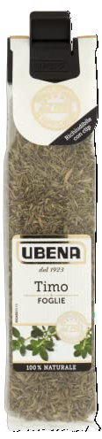 UBENA, Timo in Foglie, Gusto Intenso,Ideale per Insaporire Carni e Formaggi, Formato Clip Sachet da 11 gr