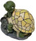 HH Home Hut Solar Tortoise Statue Garden Ornaments Outdoor Decorations, Garden Figurine Decor Solar Powered LED Lights Decor for Patio, Balcony, Yard, Lawn-Unique Housewarming Gifts Tortoise