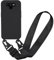 MBSLFY Handyhülle kompatibel mit Samsung Galaxy Note 9 Hülle mit Band, Silikon Necklace Handyhülle mit Abnehmbar Kordel Umhängen Stossfest Handy Schutzhülle für Samsung Galaxy Note 9, Schwarz