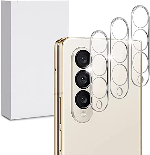 BNBUKLTD Samsung Galaxy Z Fold 4 Camera Lens Case Protector Tempered Glass Cover Tempered Glass Protector HD Clear 9H Hardness Scratch Resistant [1/2/3/4/5 Pack] (4 Pack)
