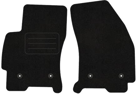 Vorne Velour Fußmatten Satz für Ford Mondeo MK3 / III (2000-2007) - 2-teilig - Passgenau
