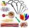 Gallop Chic Kastanienbohrer Bastelset mit kastanienhalter, 288 tlg Kastanienmännchen DIY Set für Kinder, Handbohrer zum Basteln mit Kastanien, Herbst Kastanien Bastelset