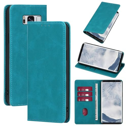 Vauki Coque Cuir pour đđđŠđŹđźđ§đ đđđ„đđ±đČ đđ Etui Ă Rabat en PU Porte-Cartes Portefeuille Support Flip Housse MagnĂ©tique Antichoc Anti-Rayures Case 5.8,Bleu Clair