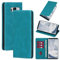 Vauki Coque Cuir pour 𝐒𝐚𝐦𝐬𝐮𝐧𝐠 𝐆𝐚𝐥𝐚𝐱𝐲 𝐒𝟖 Etui à Rabat en PU Porte-Cartes Portefeuille Support Flip Housse Magnétique Antichoc Anti-Rayures Case 5.8,Bleu Clair