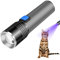 Lampe de poche UV LED, lampe de poche UV,Lampe de poche lumineuse 365 nm | Détecteur rechargeable USB, lampe de poche à zoom télescopique pour urine de chien/chat, taches sèches