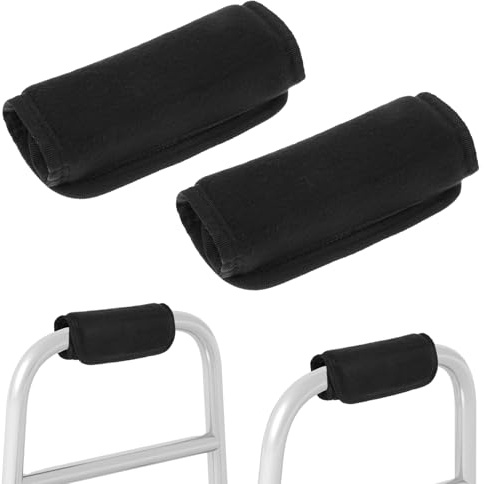 Weiche Krücken Griffpolster, Universal Walker Gepolsterte, Walker-Grip-Pads, 2 Stück Walker Handgriff Gepolsterte, Griffpolster Für Walker-Krücken-Rollstuhlgepäck, Rutschfestes, Atmungsaktives