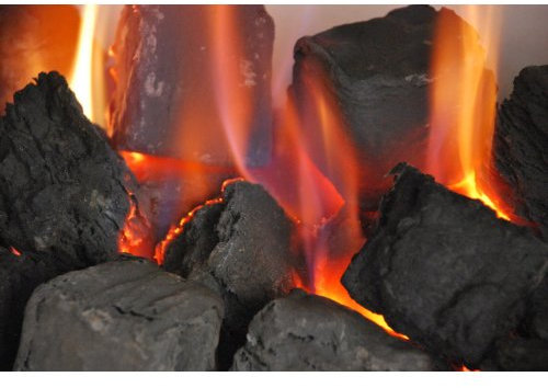 The Stove Wizard 30 Random Mixed Living Flame Gas Fire Ceramic Coals Replacement