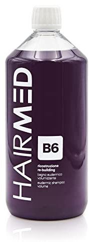 HAIRMED B6 Volumen-Shampoo für feines Haar, strukturierendes Shampoo mit Keratin, 1000 ml