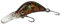 FTM Unisex – Erwachsene 10C5200414C10 Masu Security Wobbler 3cm 1,6g-Forellenwobbler zum Spinnfischen auf Forellen, Forellenköder, Crankbait zum Forellenangeln, Farbe:Camou-braun, Bunt, Normal