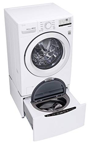 LG WM3400CW 4.5 cu ft Front-Load Washer – High-Efficiency, LoDecibel™ Quiet Operation, 6Motion™ Technology, White