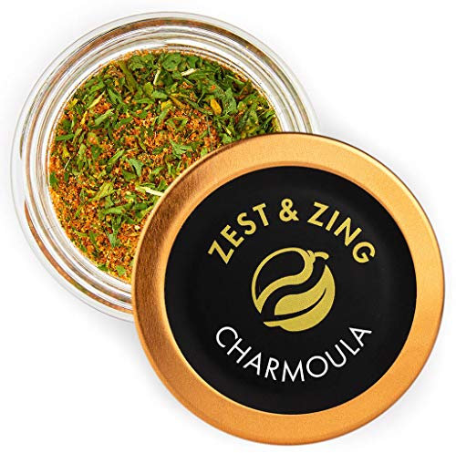 Zest & Zing Charmoula, 20g - Premium Spice Blends by ZEST & ZING. Fresher, Convenient, Stackable Spice Jars.