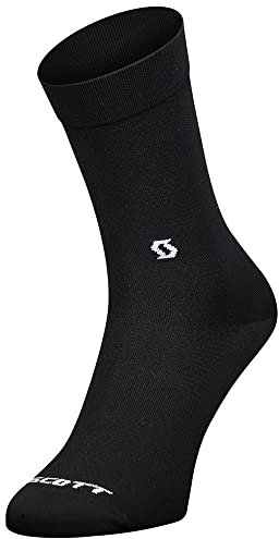 Scott Performance Corporate Crew Fahrrad Socken schwarz 2025: Größe: L (42-44)