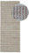 carpetfine Juteteppich Lara Läufer Grün 80x400 cm | Moderner Teppich für Wohn- und Schlafzimmer